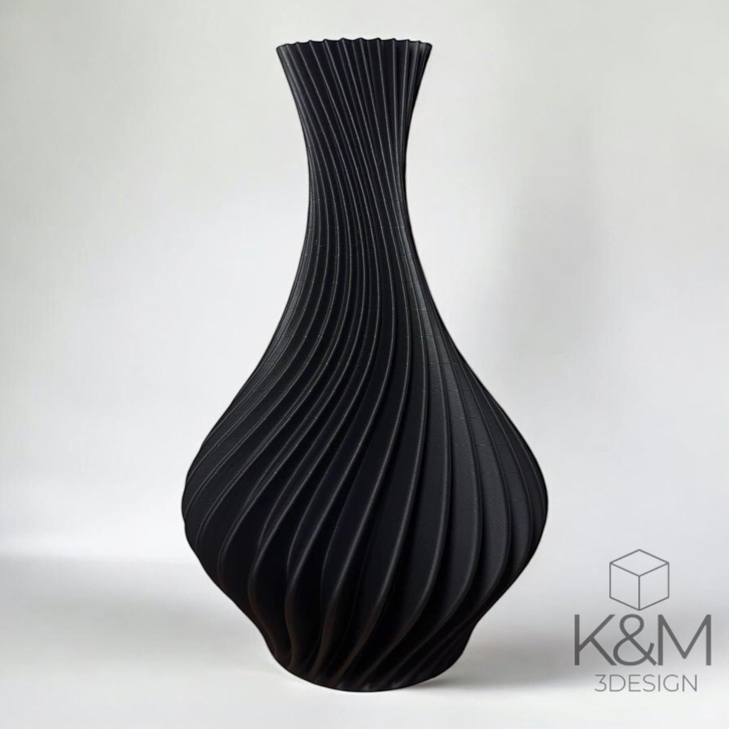 Moderne 3D-Vase für Trockenblumen