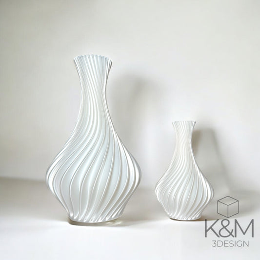 Moderne 3D-Vase für Trockenblumen